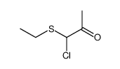 1-chloro-1-ethylsulfanyl-propan-2-one Structure