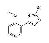 2-bromo-4-(2-methoxyphenyl)-1,3-thiazole结构式