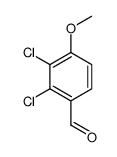 2,3-二氯-4-甲氧基苯甲醛结构式