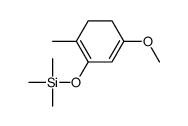 (5-methoxy-2-methylcyclohexa-1,5-dien-1-yl)oxy-trimethylsilane Structure