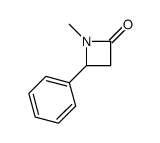 1-methyl-4-phenylazetidin-2-one Structure