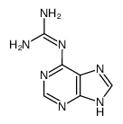 6-guanidinopurine结构式