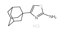 4-(1-Adamantyl)-2-aminothiazole hydrochloride Structure