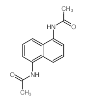 Acetamide, N,N'-1,5-naphthalenediylbis- (en)结构式