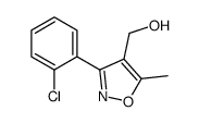 [3-(2-Chlorophenyl)-5-methyl-1,2-oxazol-4-yl]methanol Structure