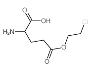 2-amino-5-(2-chloroethoxy)-5-oxopentanoic acid结构式