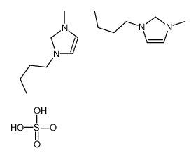 1-butyl-3-methyl-1,2-dihydroimidazol-1-ium,sulfate结构式