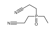 3-[2-cyanoethyl(ethyl)phosphoryl]propanenitrile Structure
