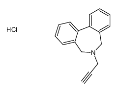 6-prop-2-ynyl-5,7-dihydrobenzo[d][2]benzazepine,hydrochloride Structure