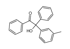 2-hydroxy-1,2-diphenyl-2-m-tolyl-ethanone Structure