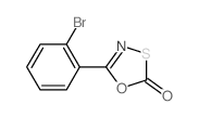 5-(2-bromophenyl)-1,3,4-oxathiazol-2-one结构式