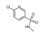 6-chloro-N-methyl-3-pyridinesulfonamide结构式