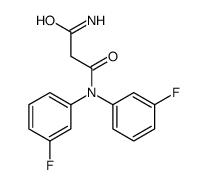 N',N'-bis(3-fluorophenyl)propanediamide结构式