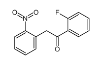 1-(2-fluorophenyl)-2-(2-nitrophenyl)ethanone结构式