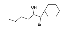 1-(7-Brom-bicyclo(4.1.0)hept-7-yl)-1-pentanol Structure