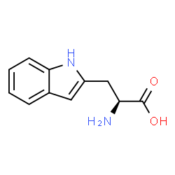 1H-Indole-2-propanoic acid, .alpha.-amino-, (.alpha.S)-结构式