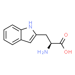 1H-Indole-2-propanoic acid, .alpha.-amino-, (.alpha.S)- Structure