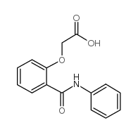 Acetic acid,2-[2-[(phenylamino)carbonyl]phenoxy]- structure