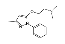 5-[2-(Dimethylamino)ethoxy]-3-methyl-1-phenyl-1H-pyrazole Structure