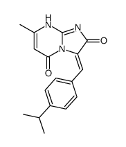 3-(4-isopropyl-benzylidene)-7-methyl-8H-imidazo[1,2-a]pyrimidine-2,5-dione Structure