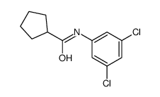 Cyclopentanecarboxamide, N-(3,5-dichlorophenyl)- (9CI) Structure