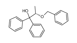 (-)-(S)-2-Benzyloxy-1,1-diphenylpropan-1-ol Structure