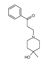 3-(4-Hydroxy-4-methylpiperidino)-1-phenyl-1-propanone structure