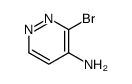 4-Amino-3-bromopyridazine结构式