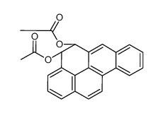 [(4R,5S)-5-acetyloxy-4,5-dihydrobenzo[a]pyren-4-yl] acetate结构式