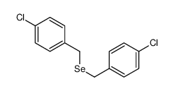 1-chloro-4-[(4-chlorophenyl)methylselanylmethyl]benzene结构式
