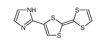 2-[2-(1,3-dithiol-2-ylidene)-1,3-dithiol-4-yl]-1H-imidazole结构式