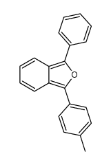 3-phenyl-1-p-tolyl-isobenzofuran结构式