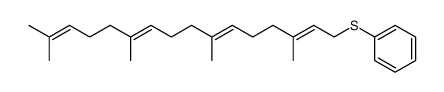 Geranylgeranyl Phenyl Sulfide Structure