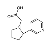 2-[(2S)-2-pyridin-3-ylpyrrolidin-1-yl]acetic acid Structure