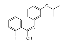 2-iodo-N-(3-propan-2-yloxyphenyl)benzamide Structure