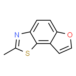 Furo[2,3-g]benzothiazole,2-methyl-(9CI) Structure