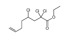 ethyl 2,2,4-trichlorooct-7-enoate Structure