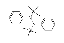 1,2-diphenyl-1,2-bis(trimethylsilyl)hydrazine Structure