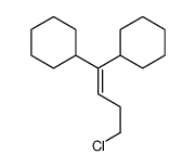 (4-chloro-1-cyclohexylbut-1-enyl)cyclohexane Structure
