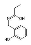 Propanamide,N-[(2-hydroxyphenyl)methyl]-结构式