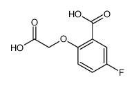 2-(carboxymethoxy)-5-fluorobenzoic acid Structure