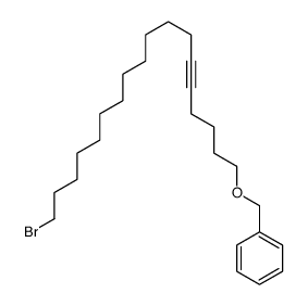 18-bromooctadec-5-ynoxymethylbenzene结构式