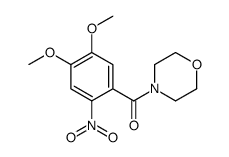 (4,5-dimethoxy-2-nitrophenyl)-morpholin-4-ylmethanone结构式