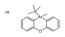 10-tert-butyl-10-methylphenoxarsinin-5-ium,iodide结构式