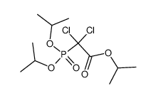1-methylethyl-2,2-dichloro-2[di-(1-methylethoxy)-phosphinyl]acetate Structure