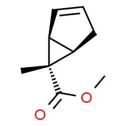 Bicyclo[3.1.0]hex-2-ene-6-carboxylic acid, 6-methyl-, methyl ester, (1alpha,5alpha,6alpha)- structure