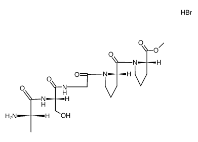 HBr*H-L-Ala-L-Ser-Gly-L-Pro2-OMe structure