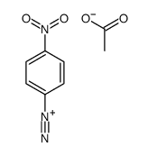 4-nitrobenzenediazonium,acetate结构式