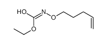 ethyl N-pent-4-enoxycarbamate Structure