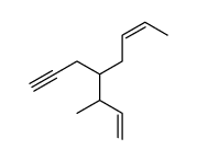 3-methyl-4-prop-2-ynylocta-1,6-diene Structure